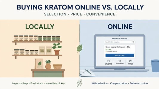 BUYING KRATOM ONLINE VS. LOCALLY