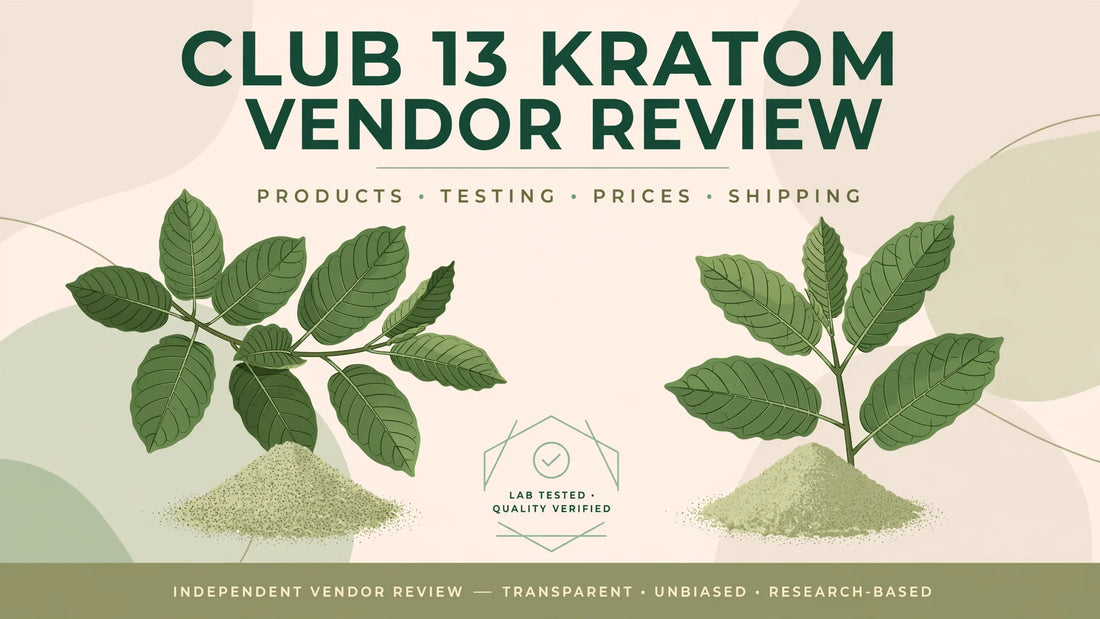 Club 13 Kratom Vendor Review: What We Found Before You Order Online