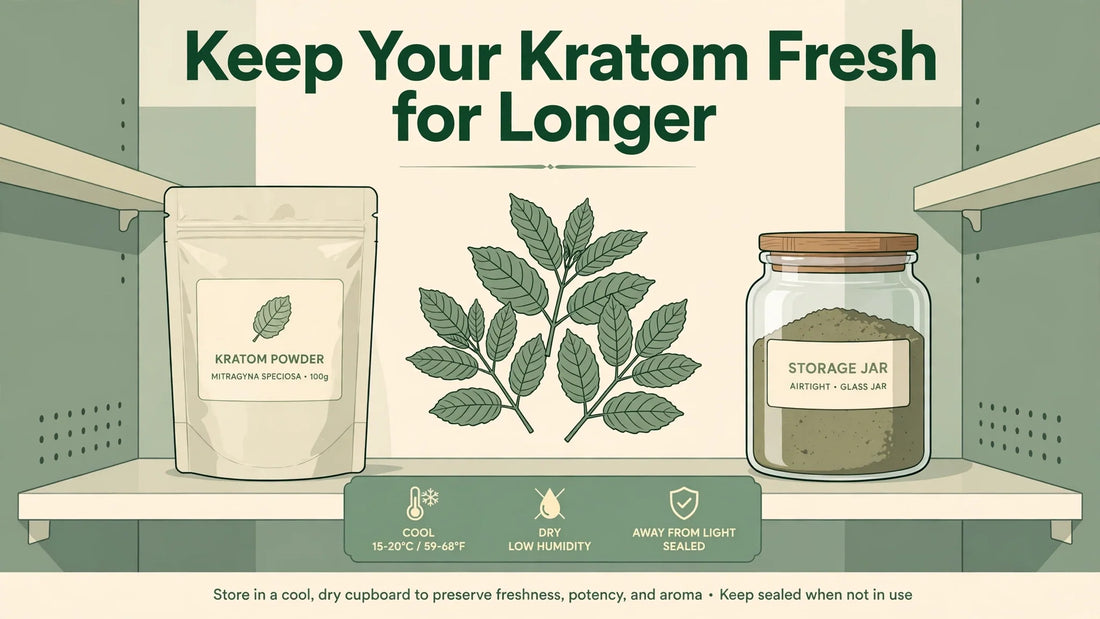 Kratom Shelf Life: How Long It Lasts and How to Store It