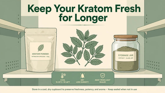 Kratom Shelf Life: How Long It Lasts and How to Store It