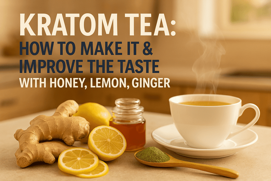 Kratom Tea Recipe Guide: Honey, Lemon & Ginger Tips