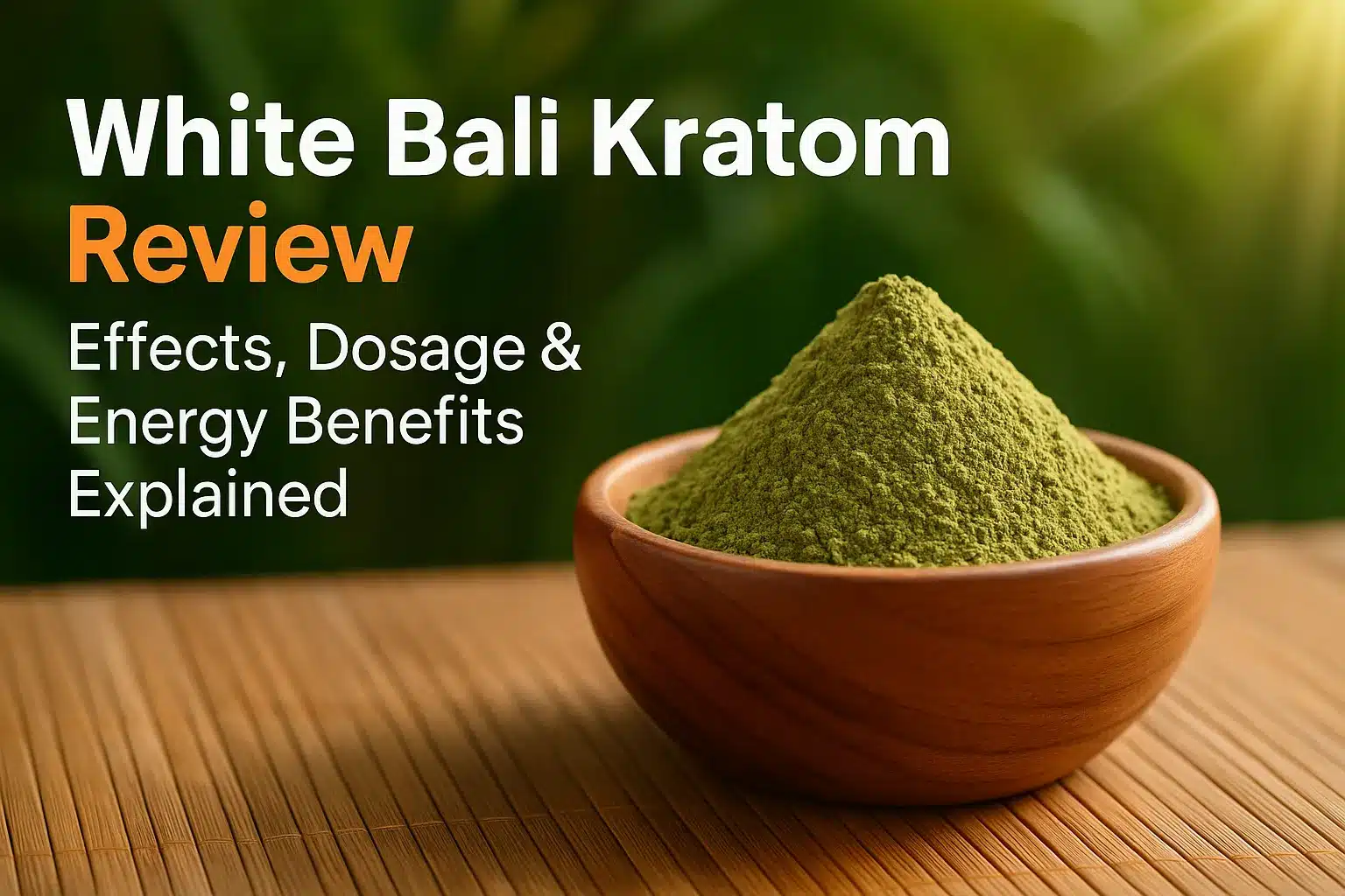 White Bali Kratom