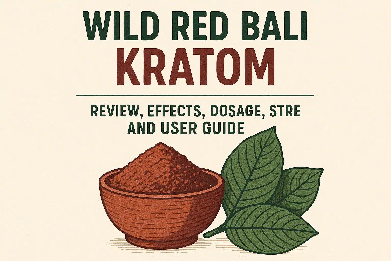 Wild Red Bali Kratom