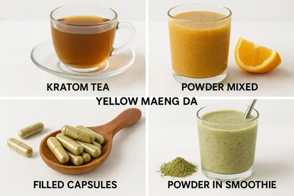 Yellow Maeng Da Kratom tea