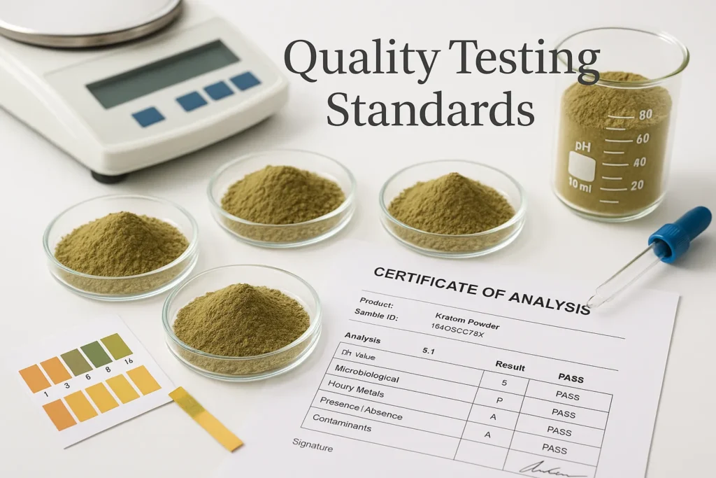 Alaskan Green Clover Kratom Vendor quality testing