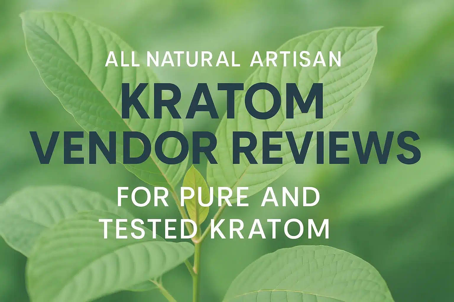 All Natural Artisan Kratom Vendor Reviews