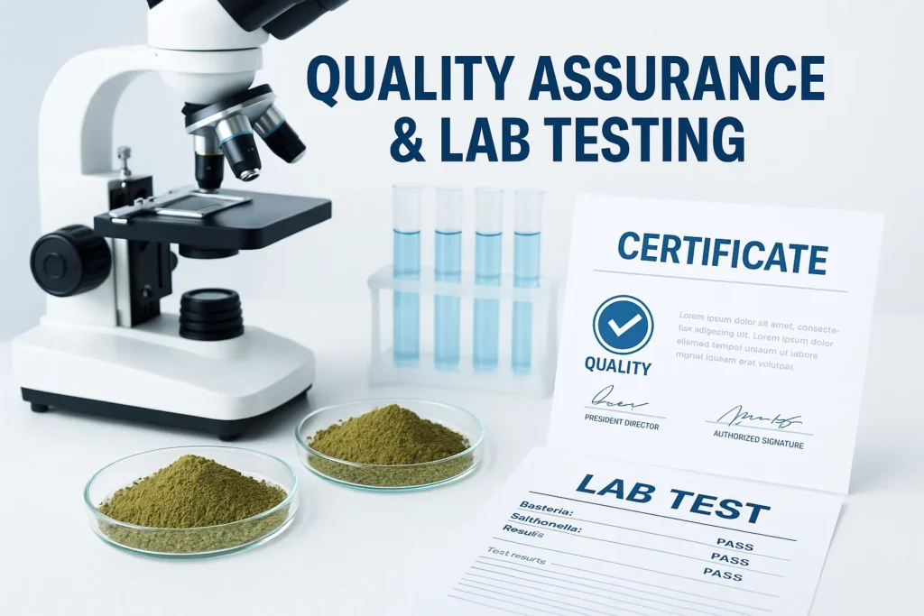Austin Organic Village Kratom Vendor Third Party Lab tested