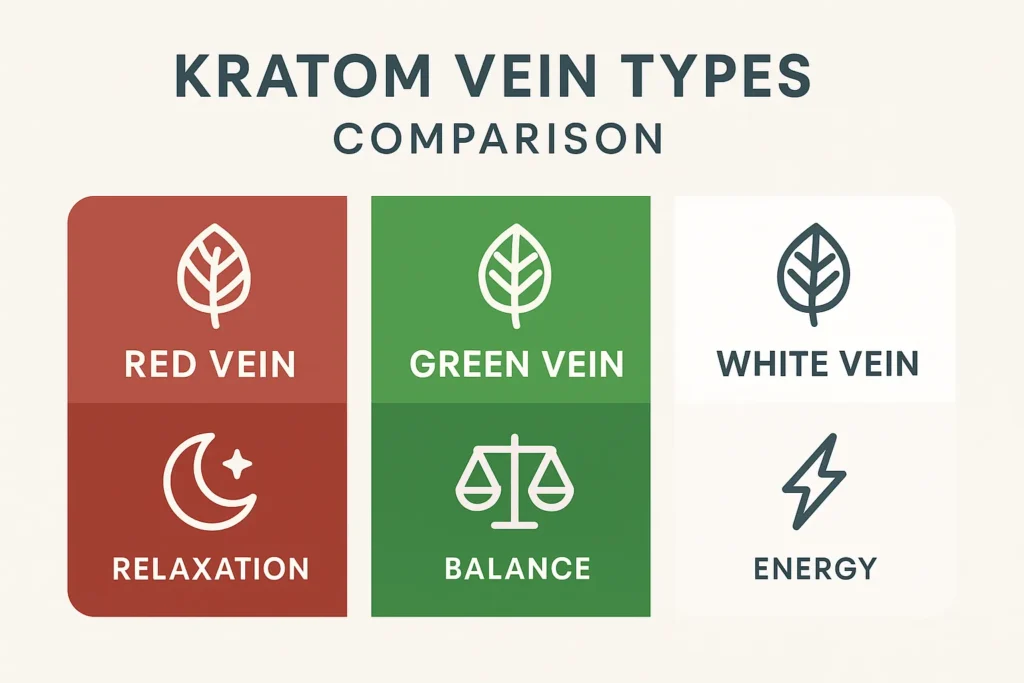 Austin Organic Village Kratom Vendor products and kratom types