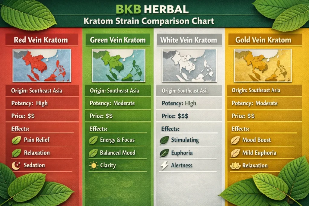 BKB Herbal Kratom Vendor Reviews, Top strains