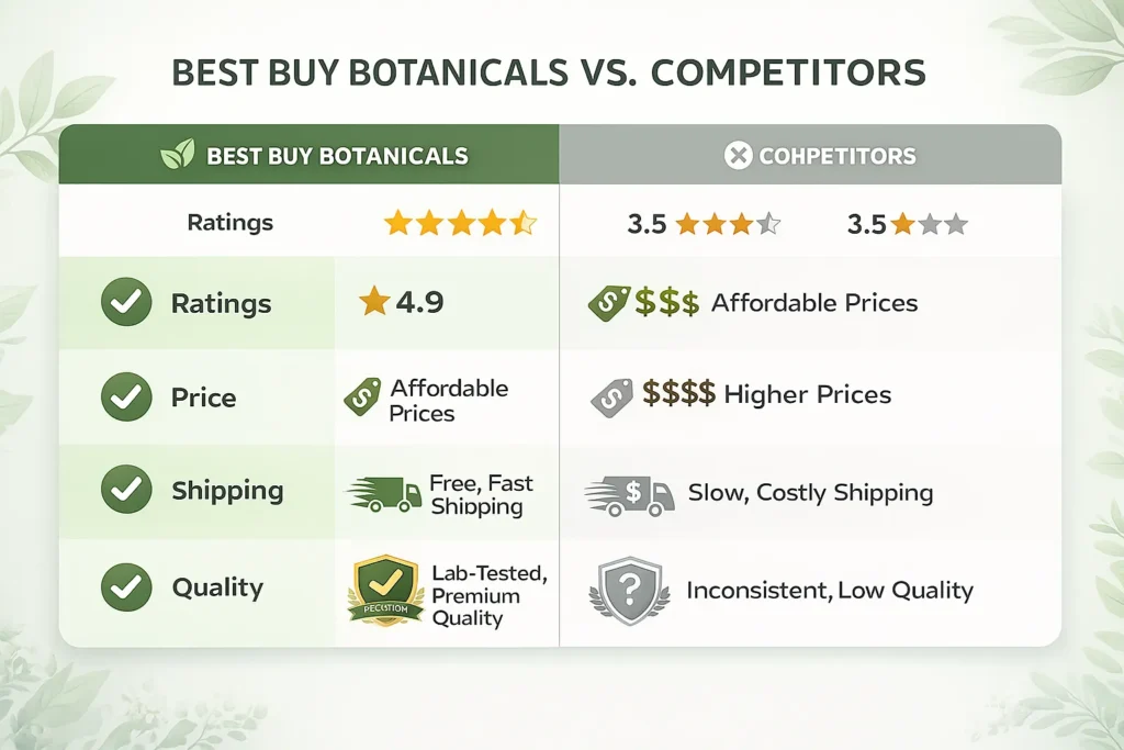 Best Buy Botanicals Kratom Vendor Vs Other Vendors