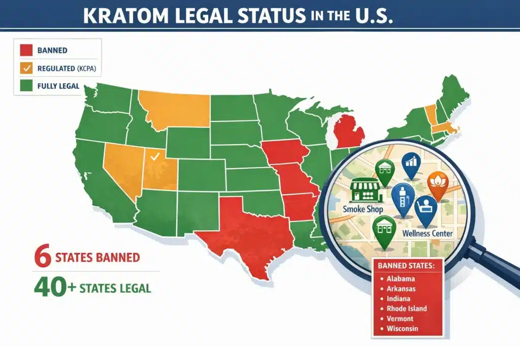 Buy Kratom Near Me by states