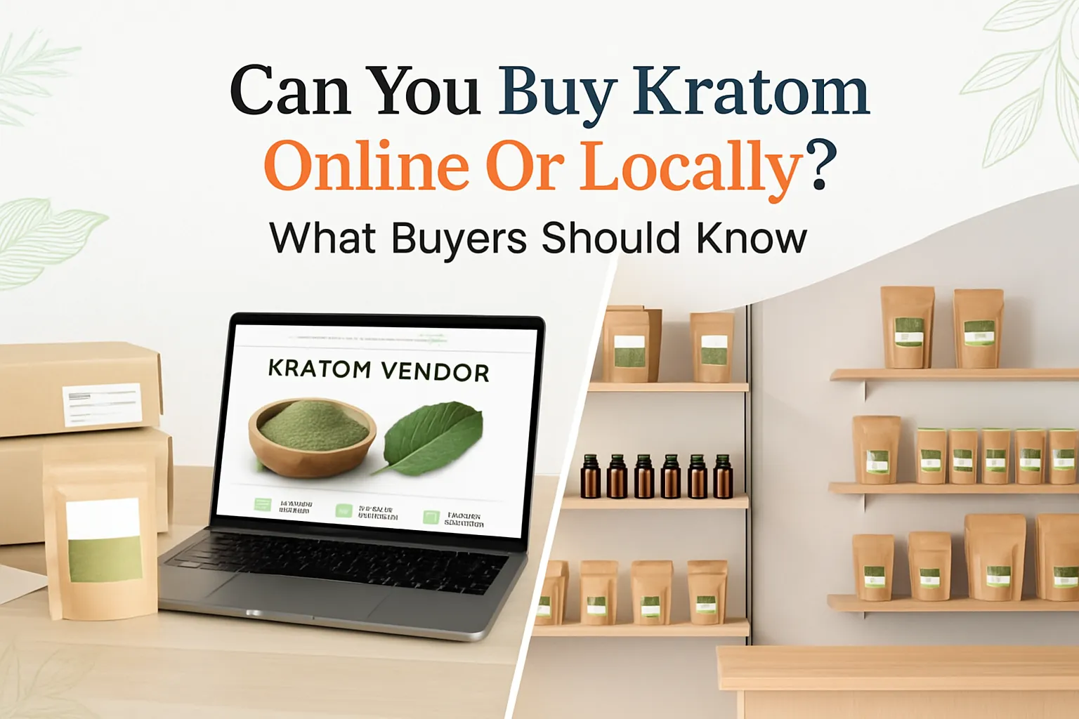 Can You Buy Kratom Online Or Locally