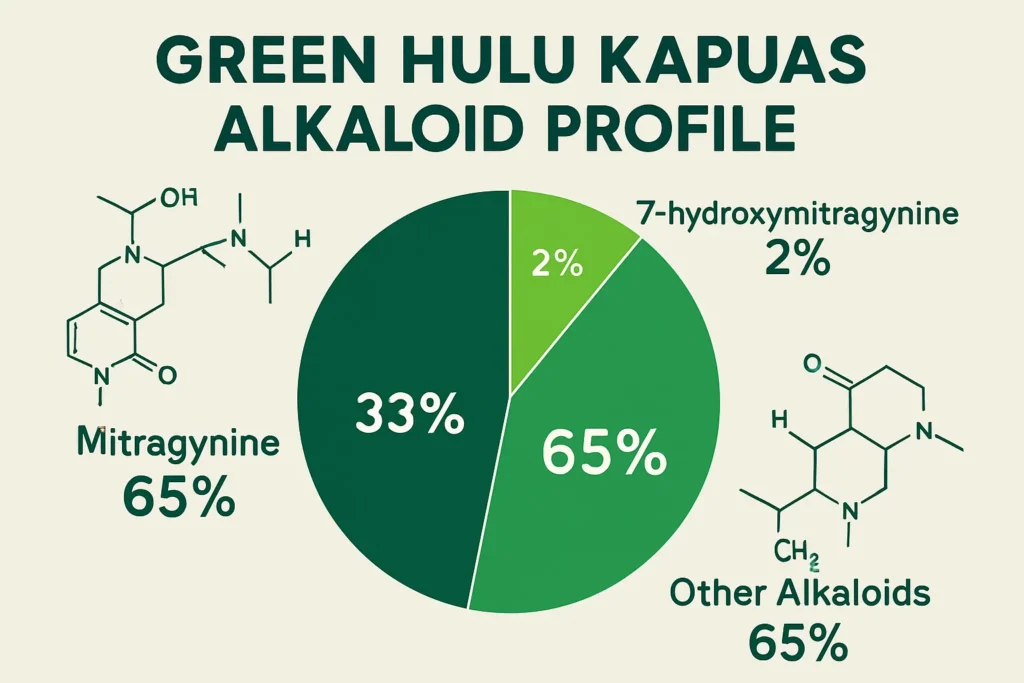 Green Hulu Kapuas Kratom Alkaloid Profile