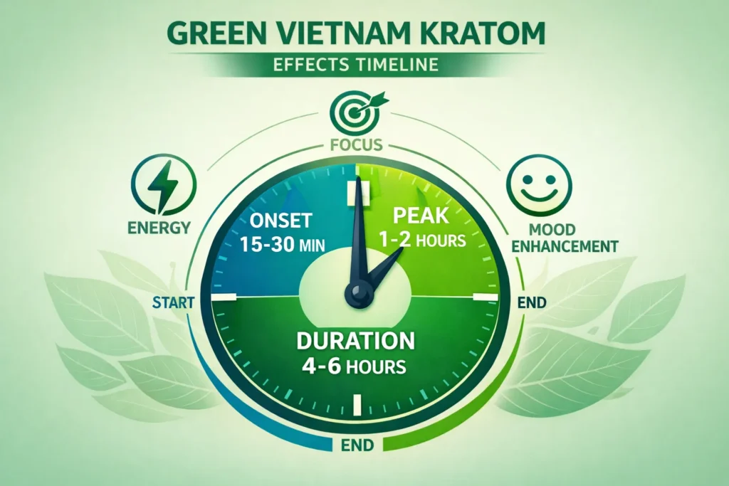 Green Vietnam Kratom effects