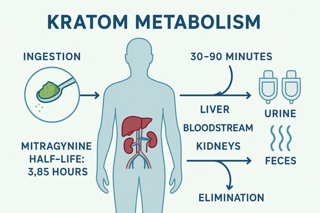 How Long Does Kratom Stay In System and kratom metabolism