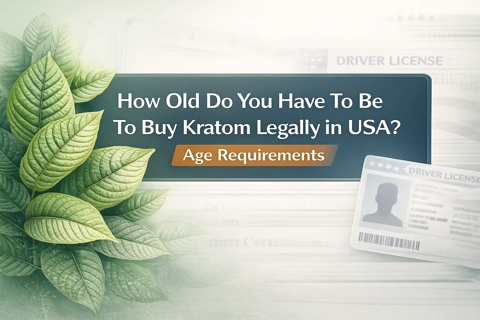 How Old Do You Have To Be To Buy Kratom Legally in USA