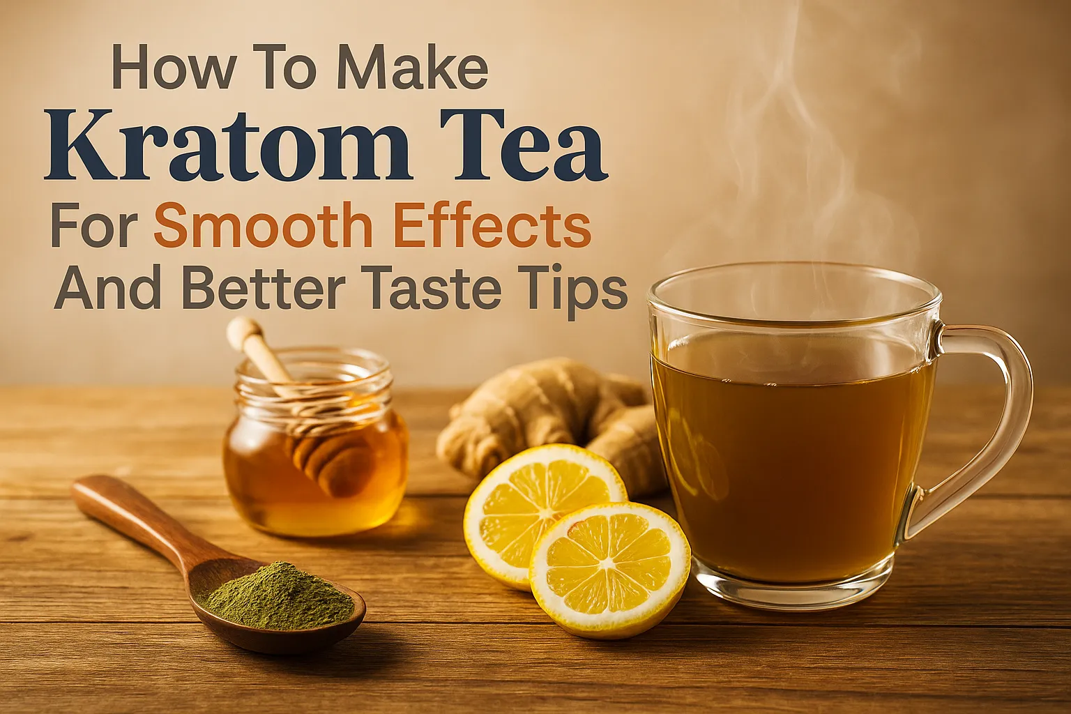 How To Make Kratom Tea For Smooth Effects