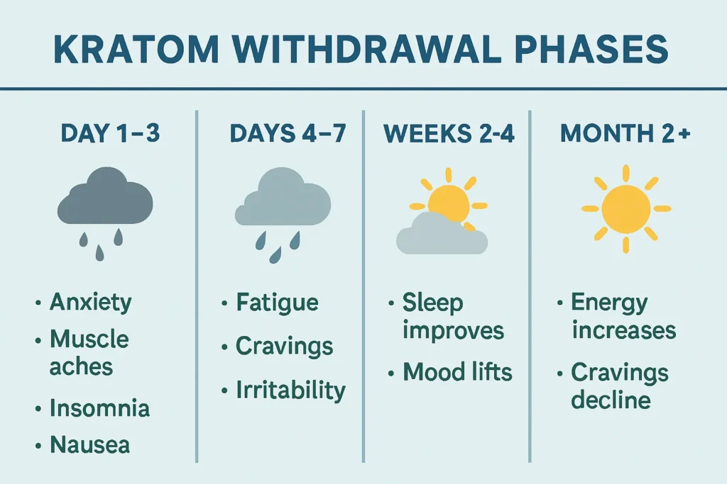 How To Quit Kratom phases