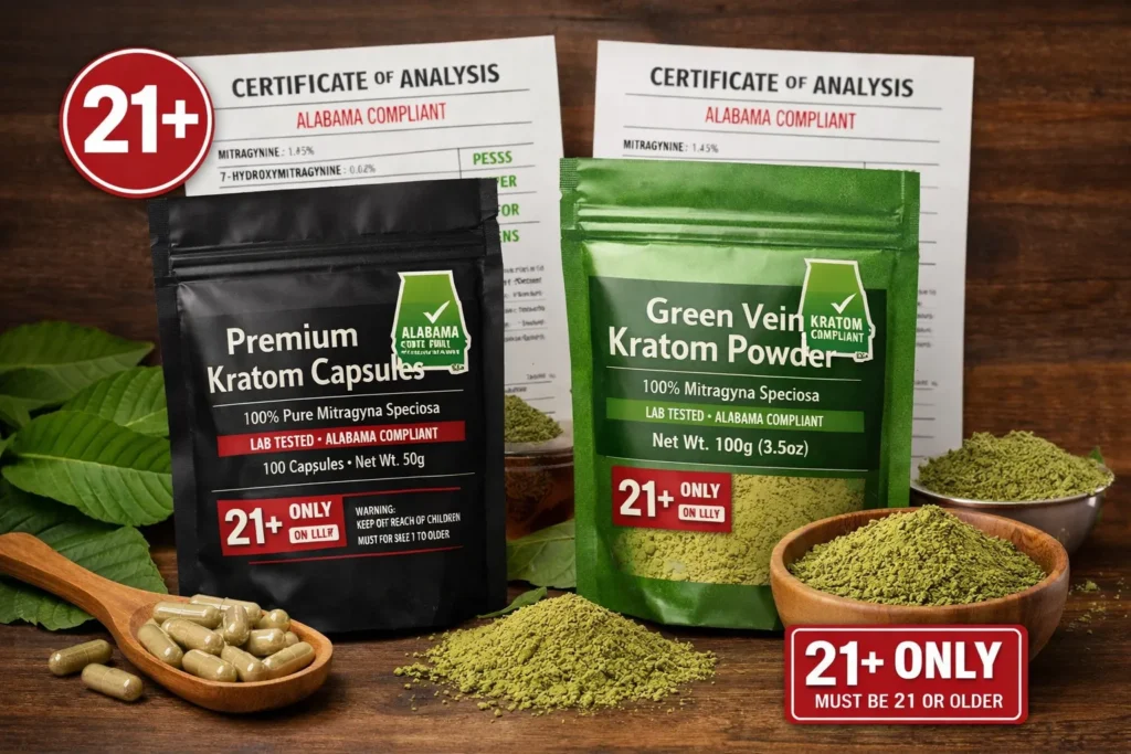 Is Kratom Legal In Alabama and age limit