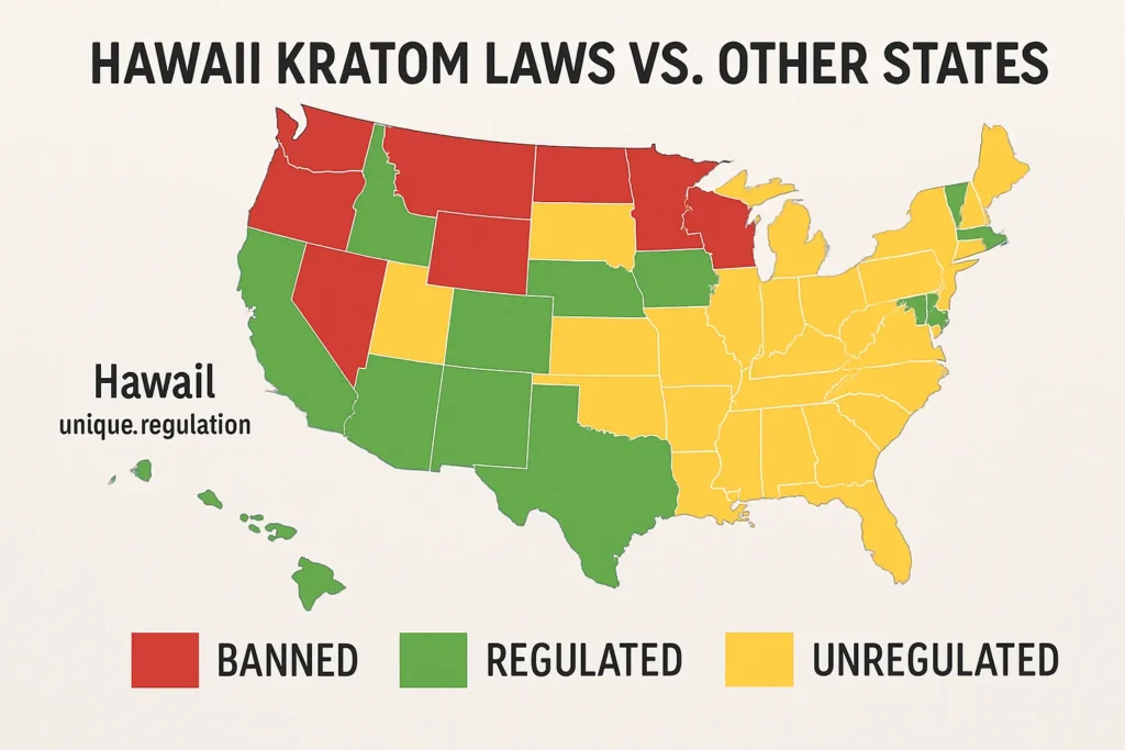 Is Kratom Legal In Hawaii and other states status about kratom legality