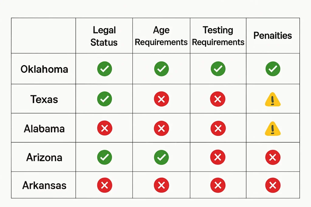 Kratom legality and requirements by state