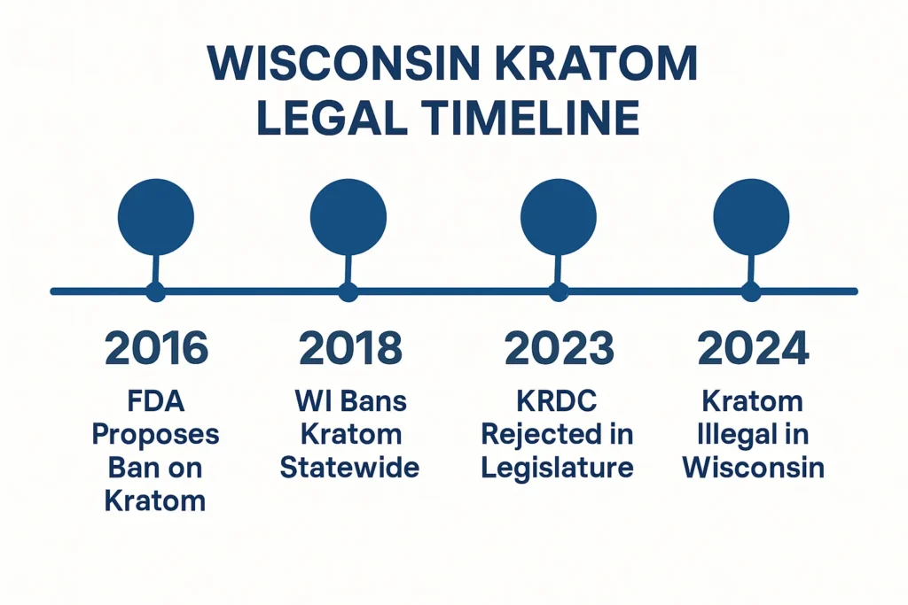 Is Kratom Legal In Wisconsin and legal history of kratom