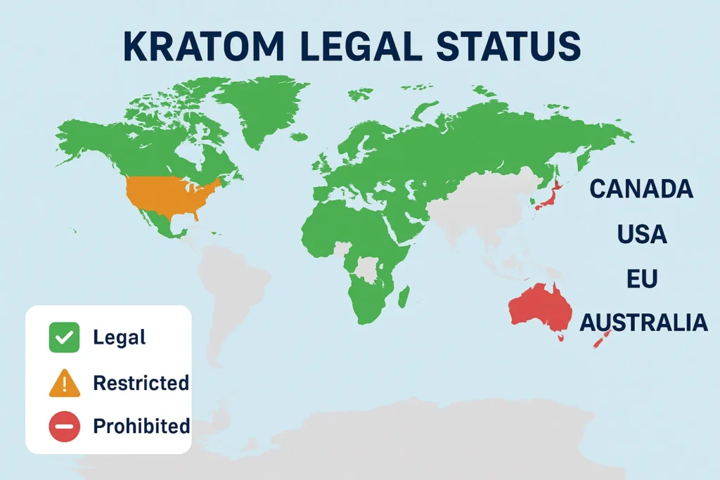 Is Kratom Legal in Canada international legal status