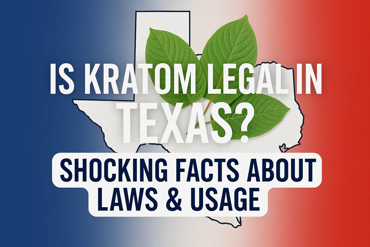 Is Kratom Legal in Texas Shocking Facts About Laws & Usage