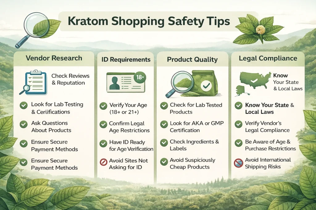 Kratom Shopping Tips