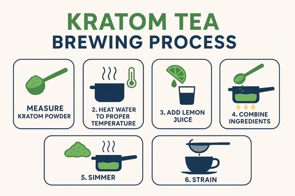 Kratom TeaMaking Process