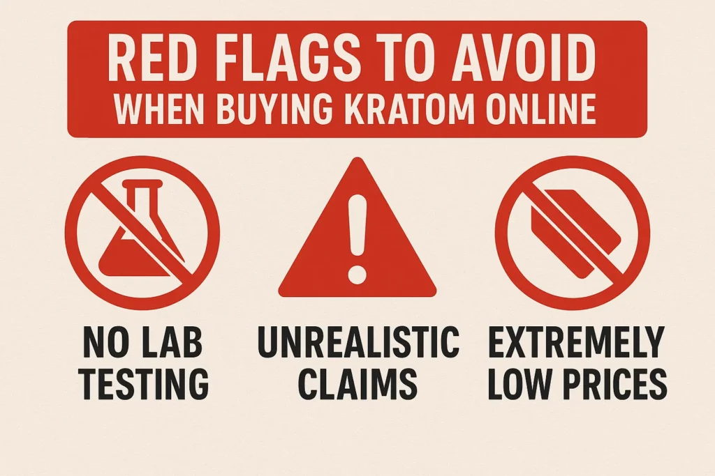 Kratom Where to Buy Online and check red flags before buying