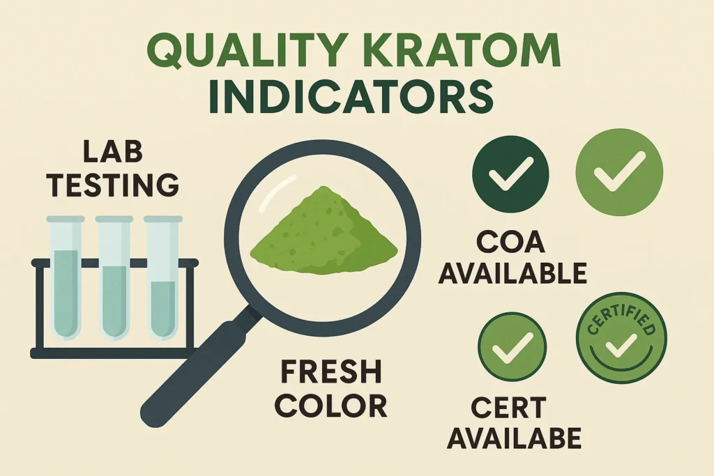 Kratom Where to Buy Online and quality indicators