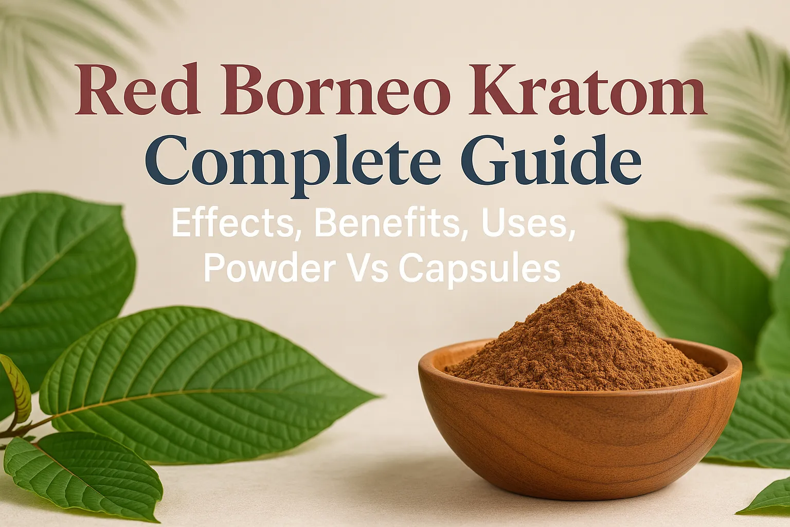 Red Borneo Kratom Effects, Benefits, Uses