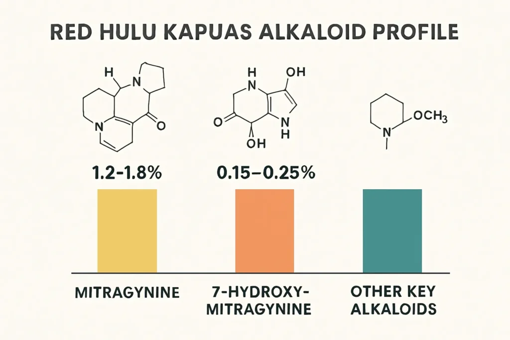 Red Hulu Kapuas Kratom Alkaloid Profile