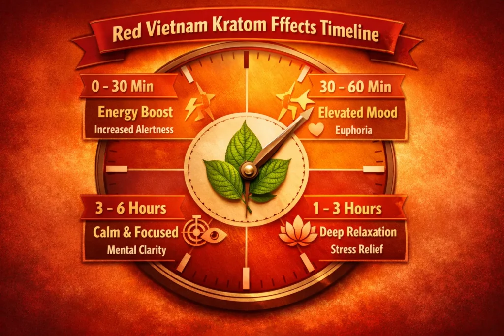 Red Vietnam Kratom effects