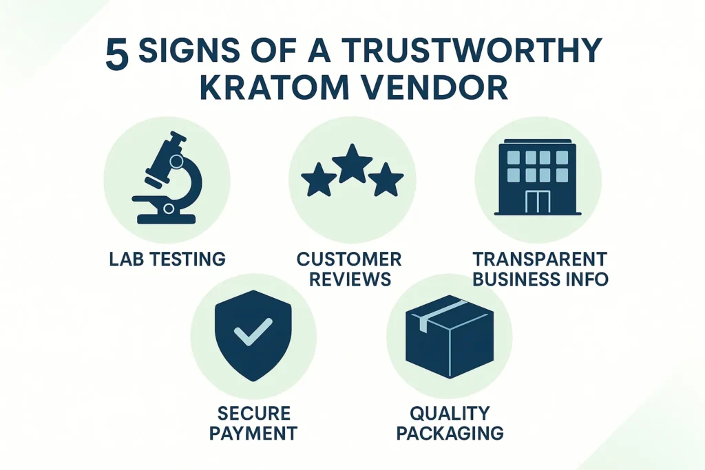 Signs of trustworthy kratom vendor