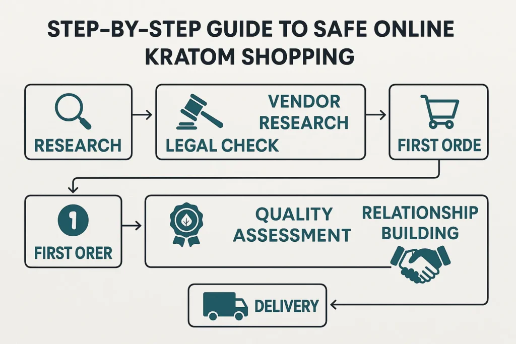 Step by step guide to safe online kratom shopping