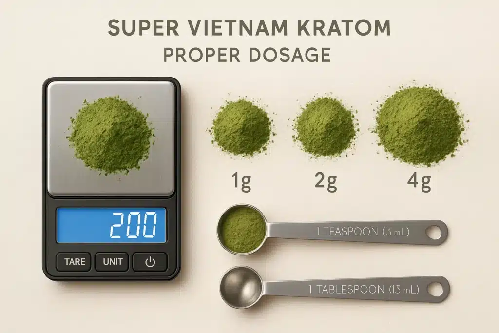 Super Vietnam Kratom dose