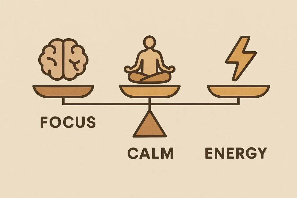 Supports Focus, Calm, and Energy