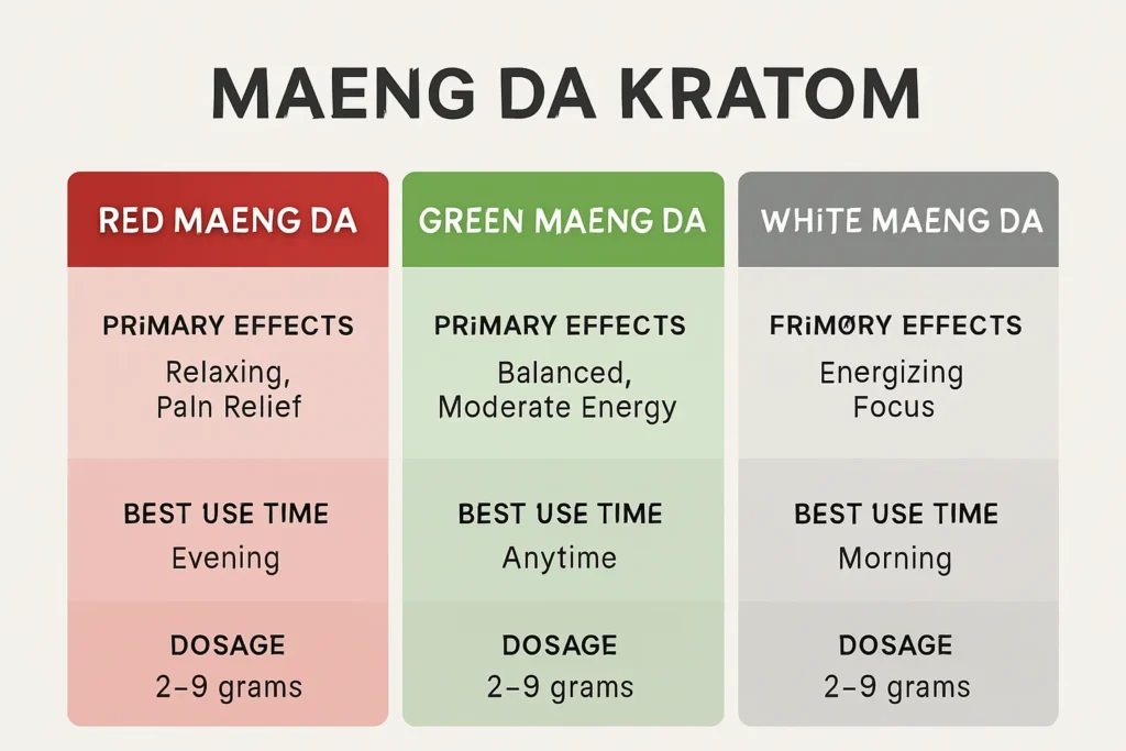 What Does Maeng Da Kratom Do and other strains