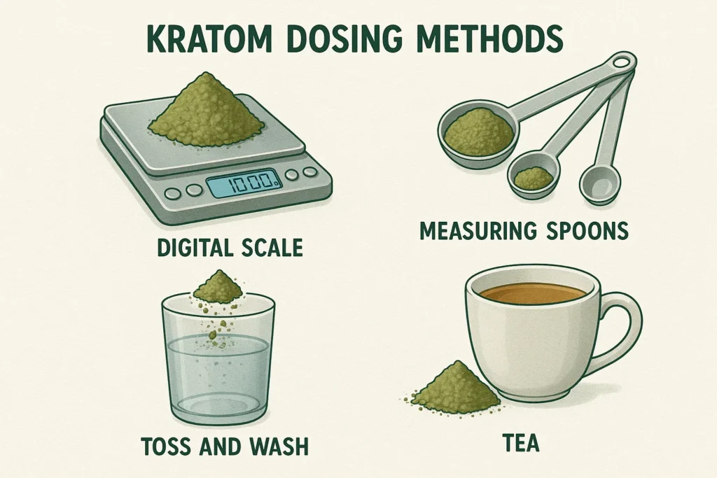 kratom dose methods