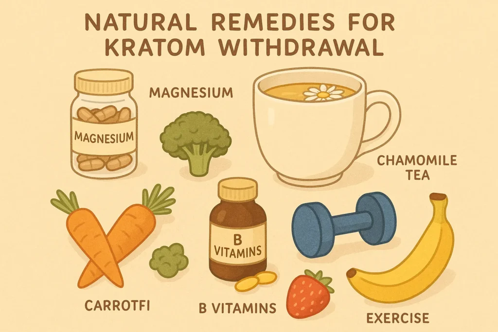 natural remedies for kratom withdrawal