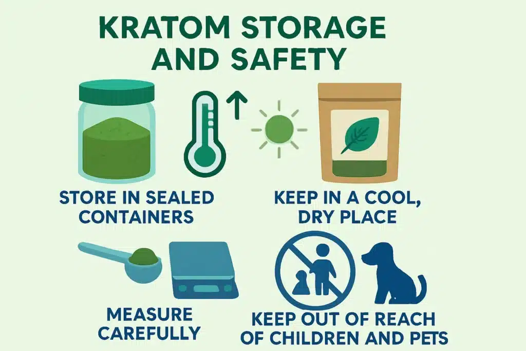 Bow Key Botanicals Kratom lab tested products and storage guide