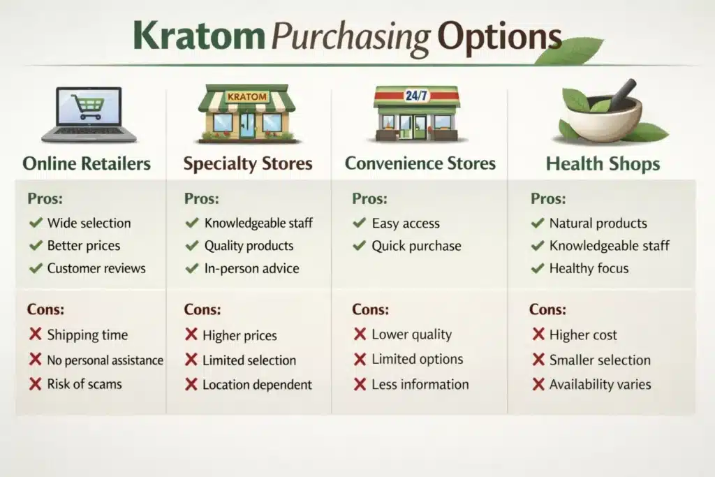 Can I Buy Kratom local vs online vendors