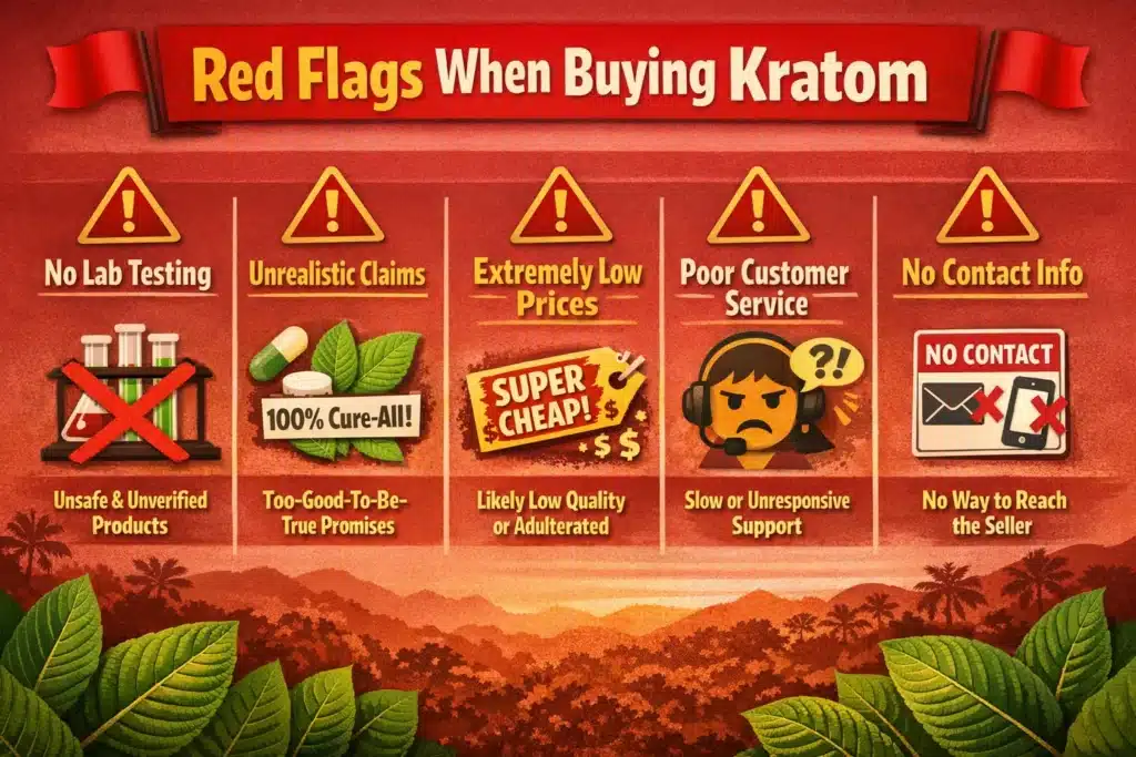 Can I Buy Kratom vendors red flags