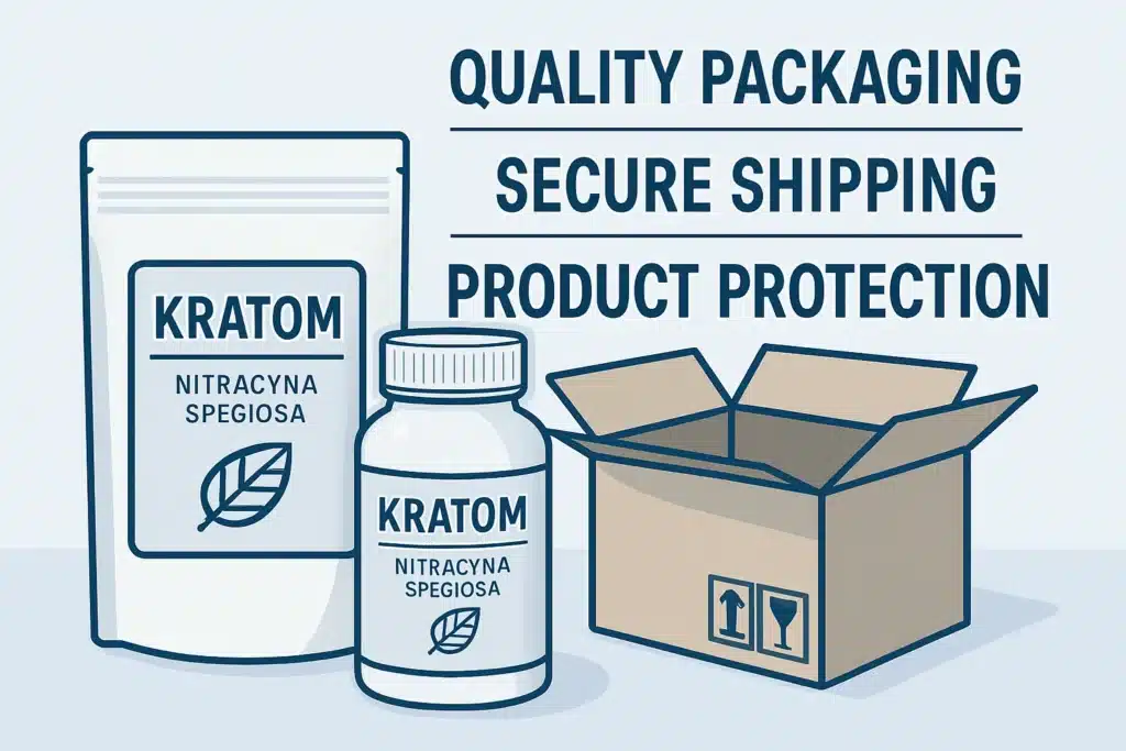 Captain LA Kratom Vendor Reviews storage and packaging