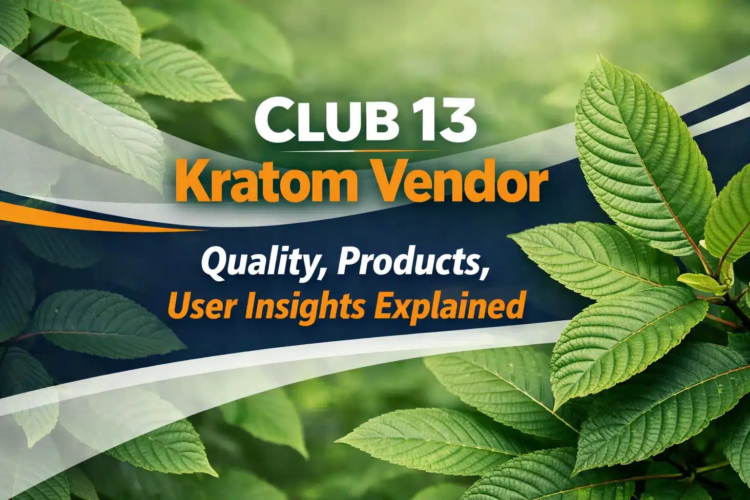Club 13 Kratom Vendor