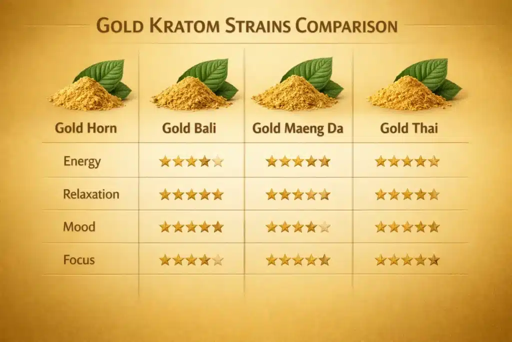Gold Horn Kratom effetcs