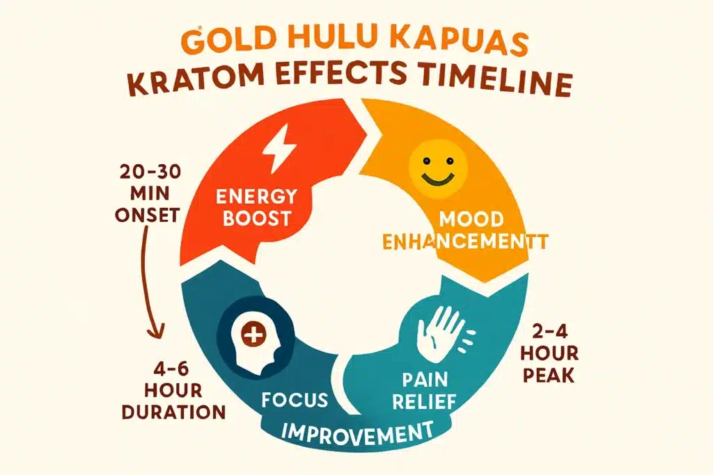 Kratom effects timeline and benefits