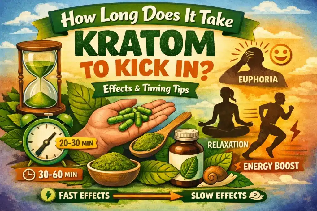 How Long Does It Take Kratom To Kick In effects timeline